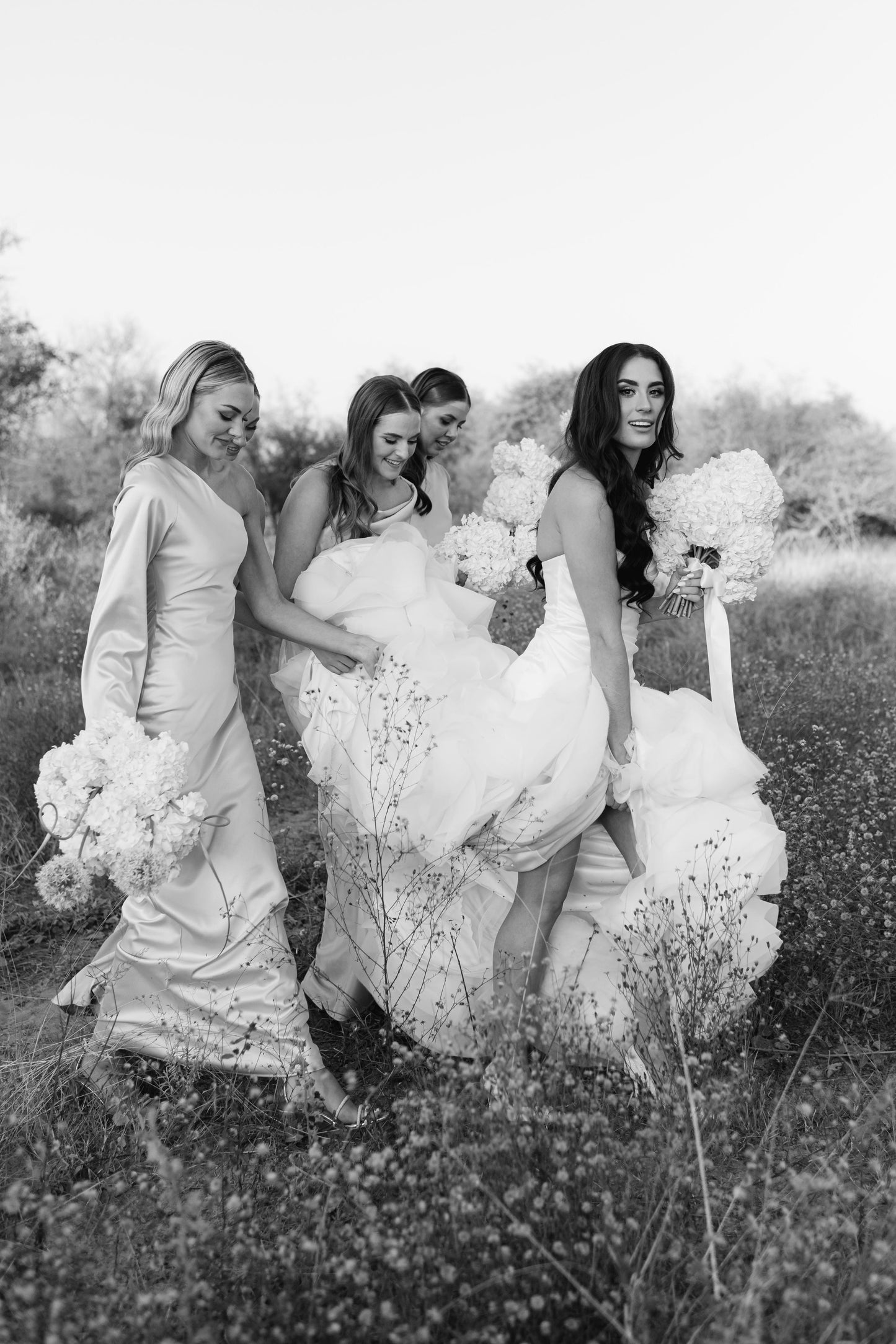 Silk Slip Bridesmaid Dresses