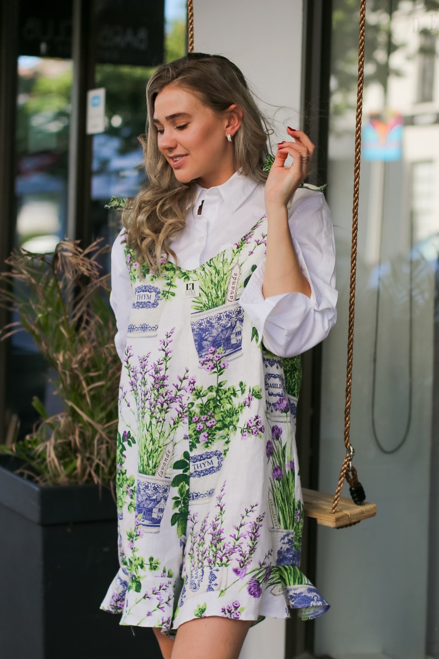 Lavender Linen Jumpsuit