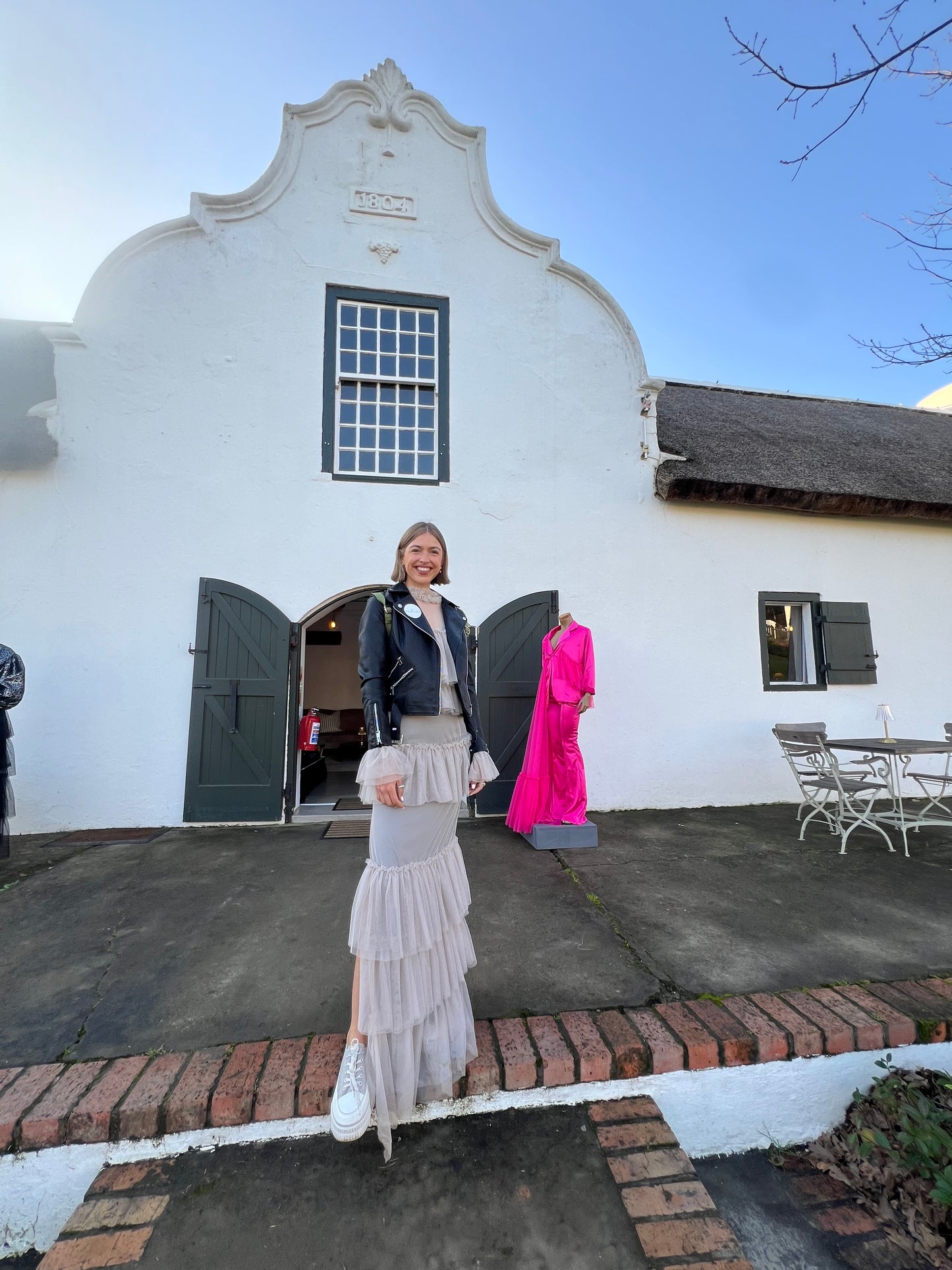 Tiered Tulle Long Sleeve