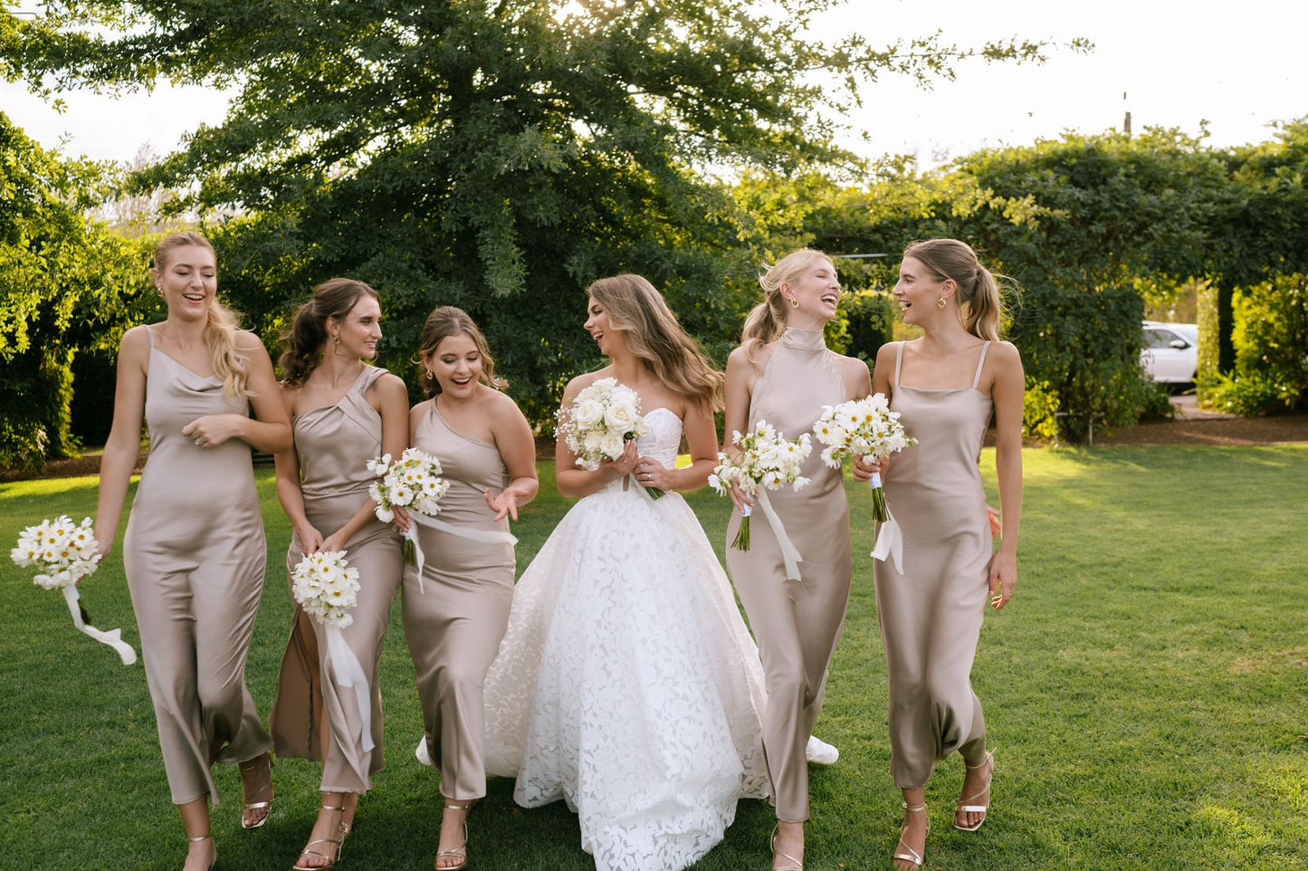 Silk Slip Bridesmaid Dresses
