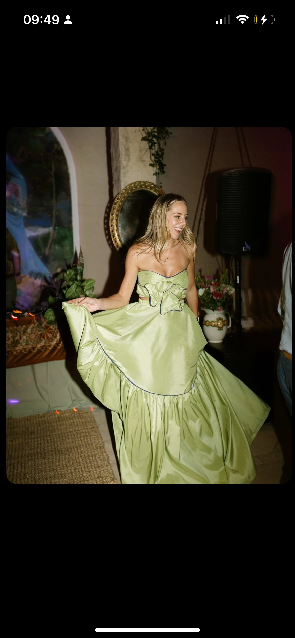 Taffeta Piping Dress