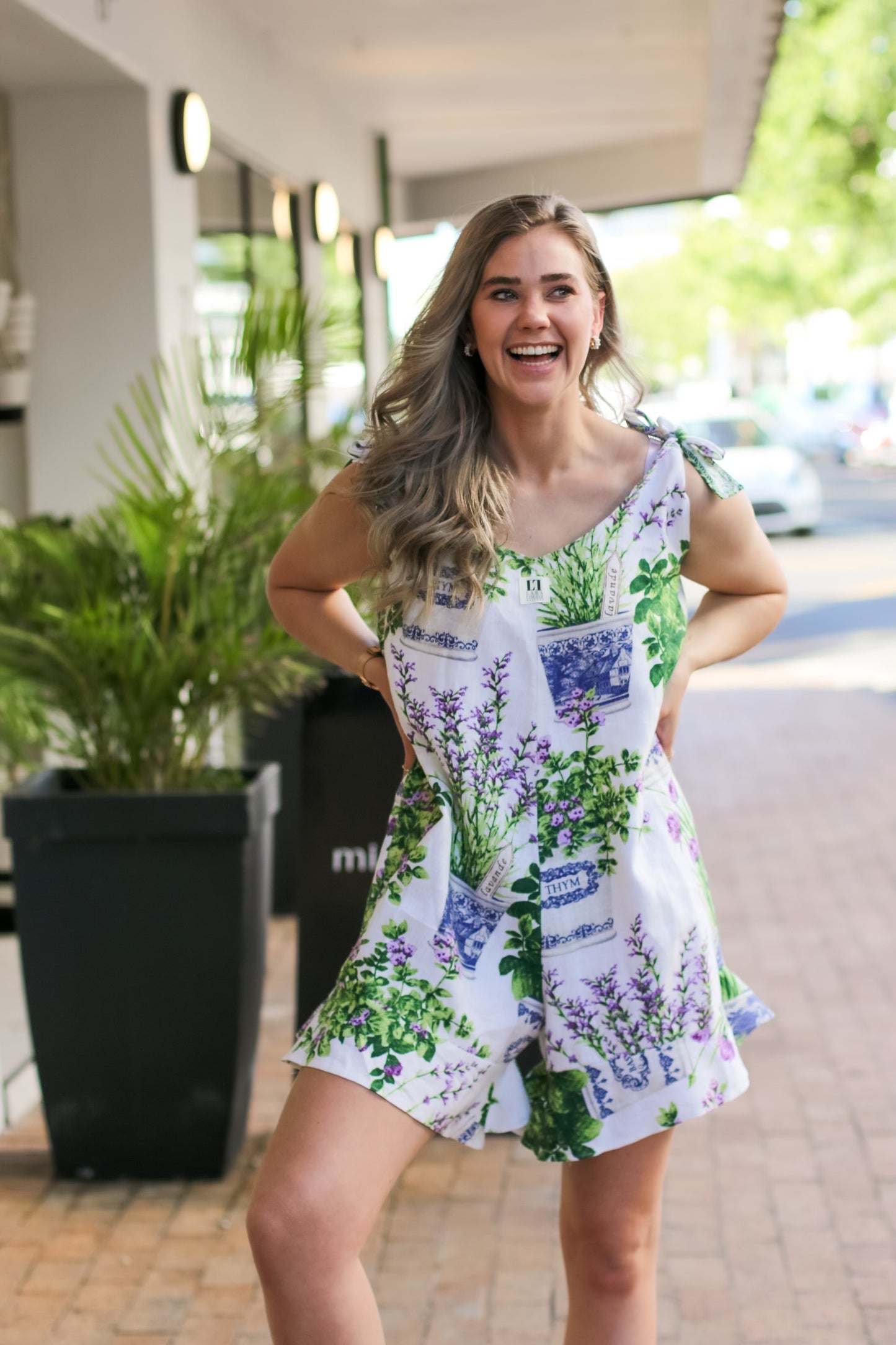 Lavender Linen Jumpsuit