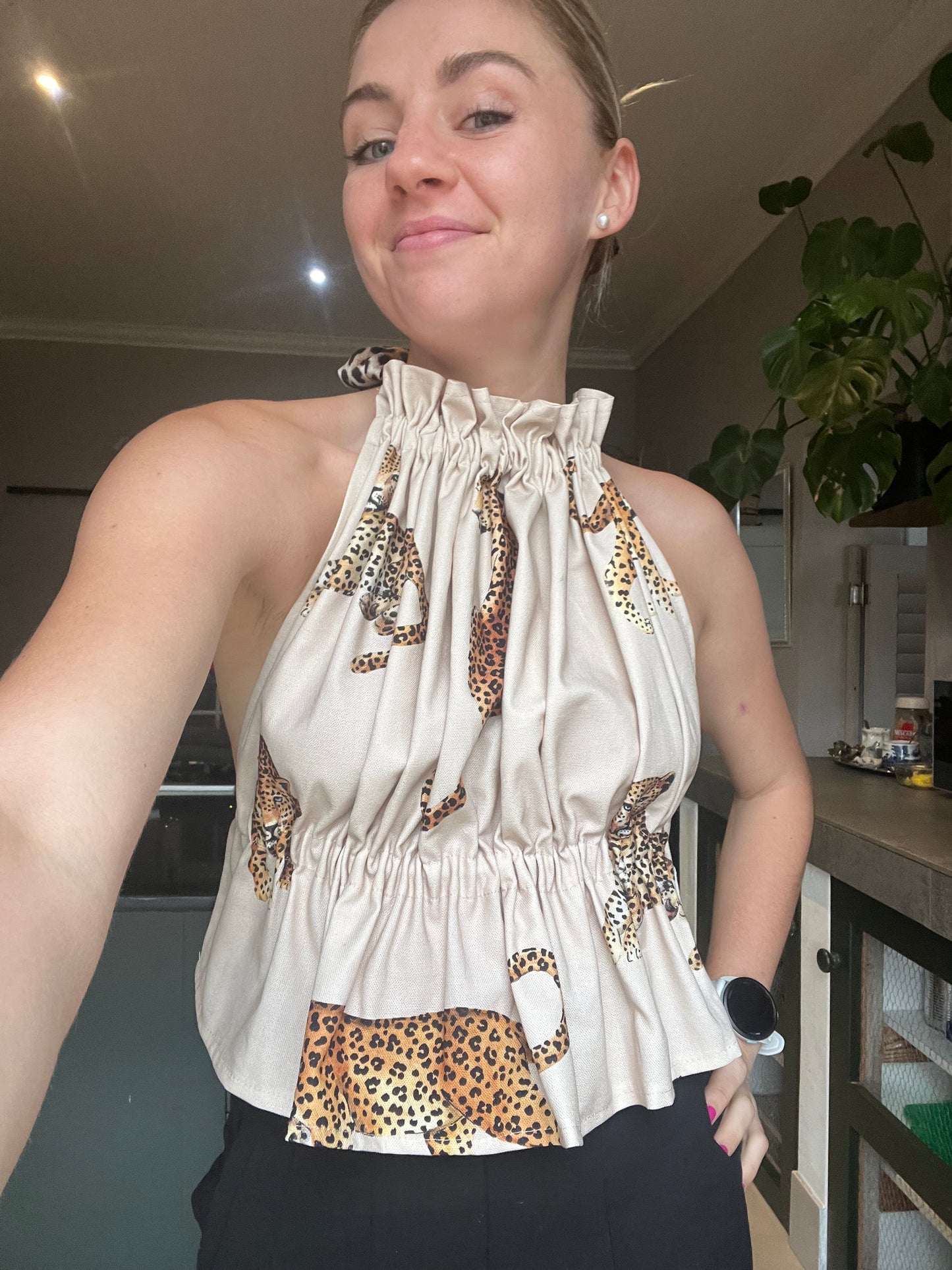 Leopard Summer Top