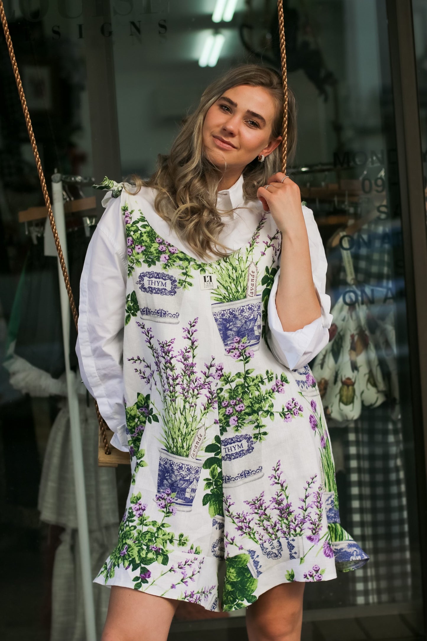 Lavender Linen Jumpsuit