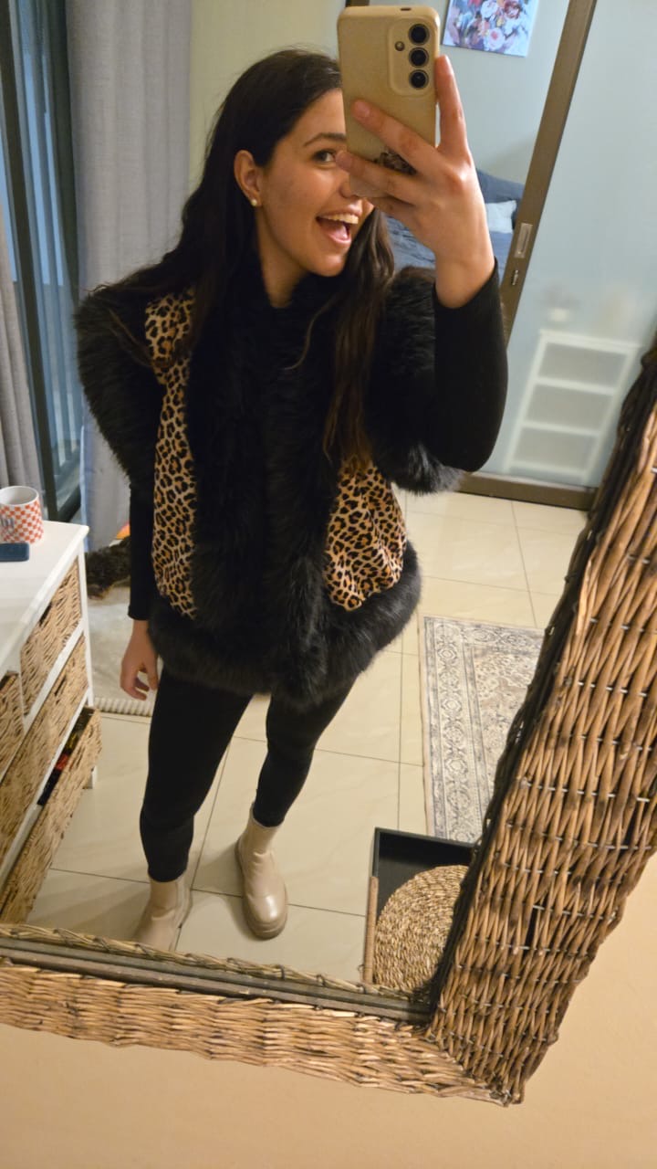 Leopard Print Gillet