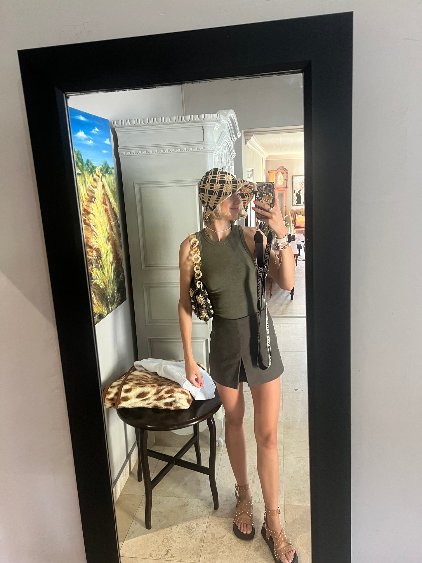Linen Skort