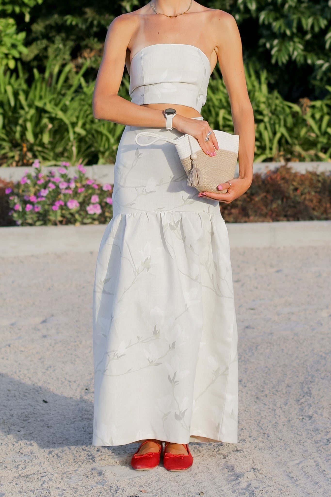 Blossom Drift Maxi Skirt