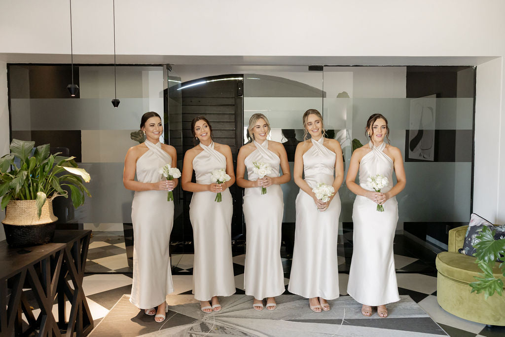 Silk Slip Bridesmaid Dresses