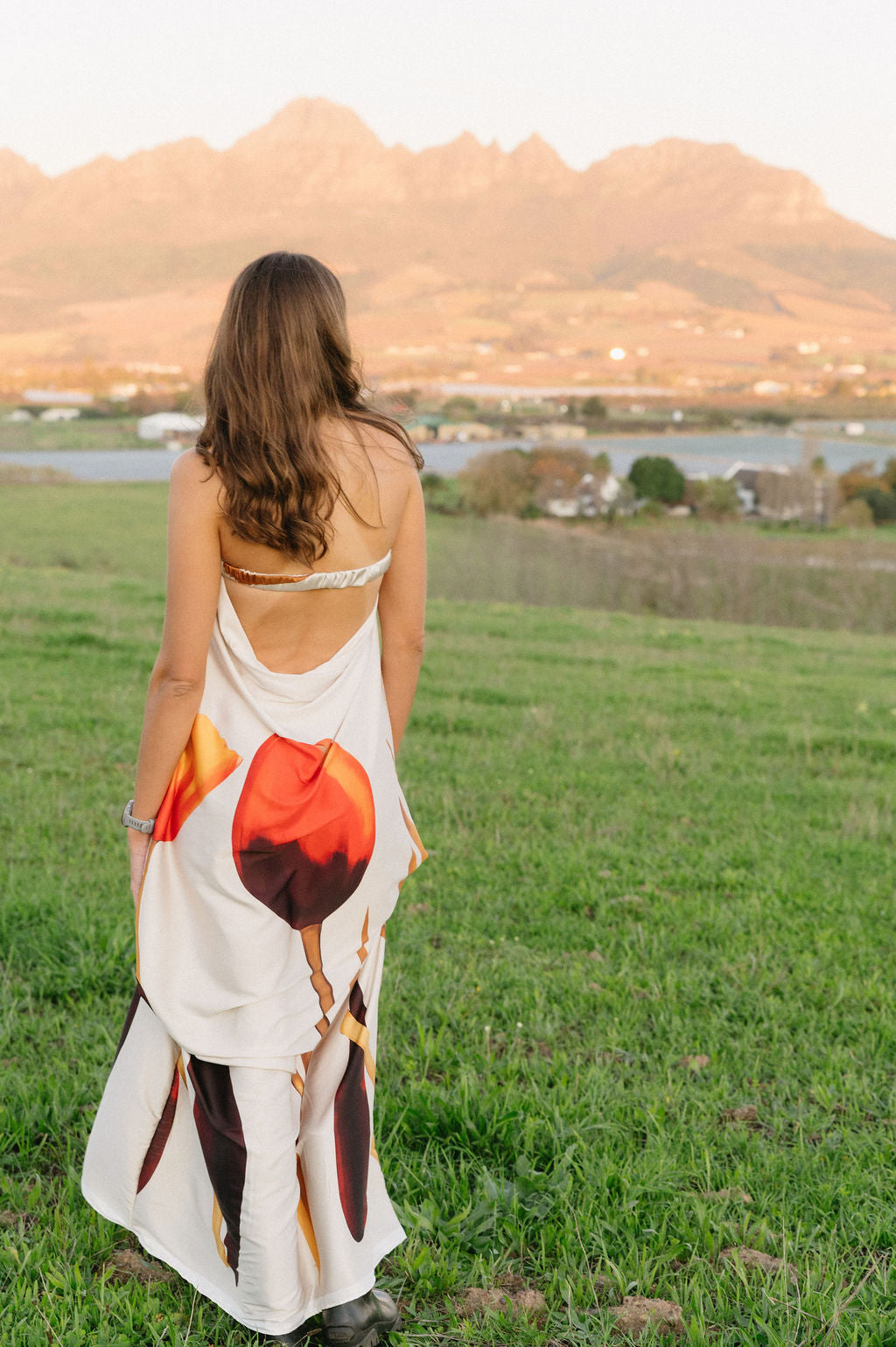 Tulip Satin Boobtube Dress