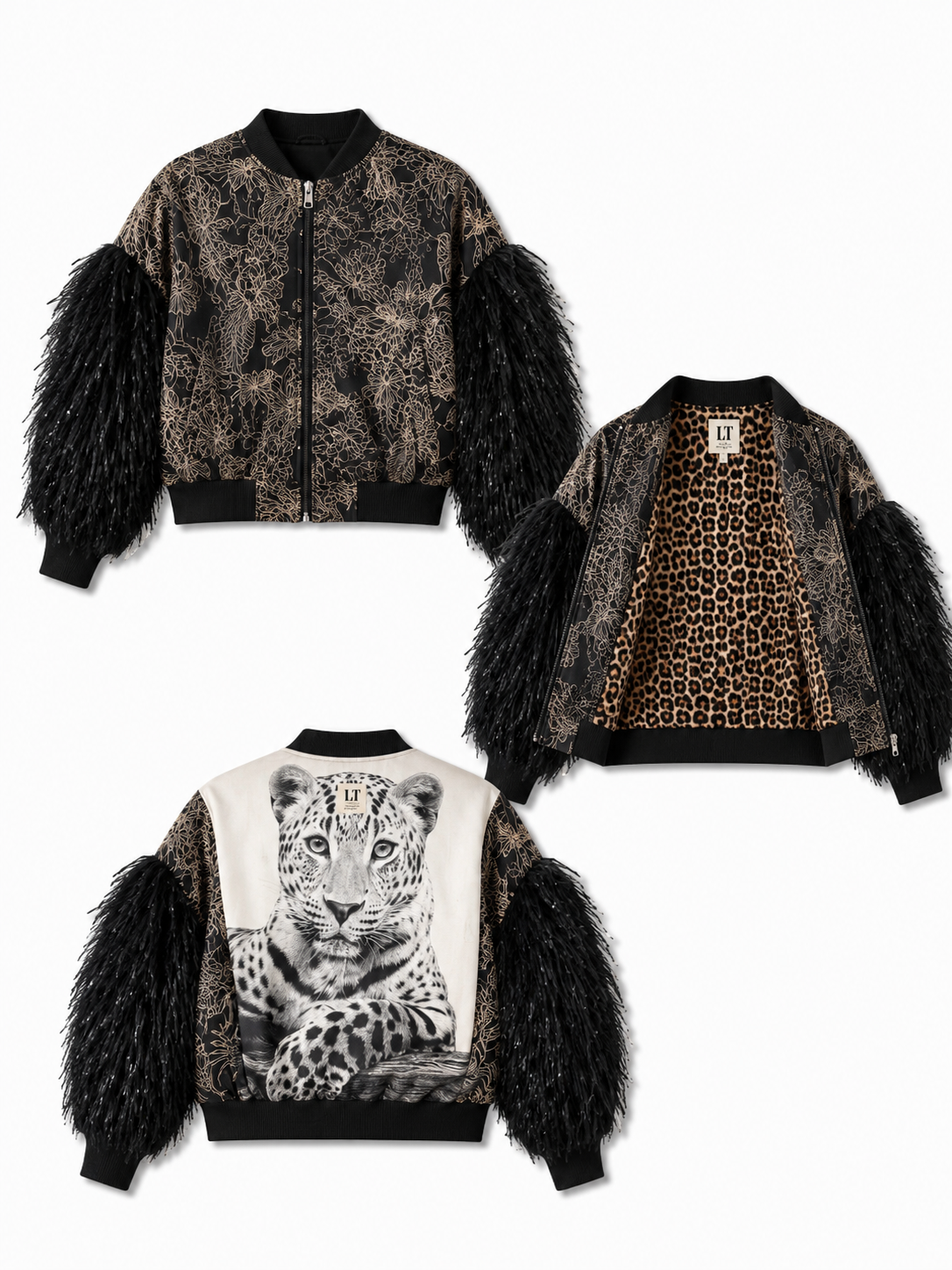 Leopard Reversible Bomber