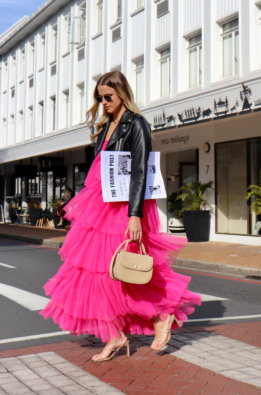 Tiered Pink Tulle