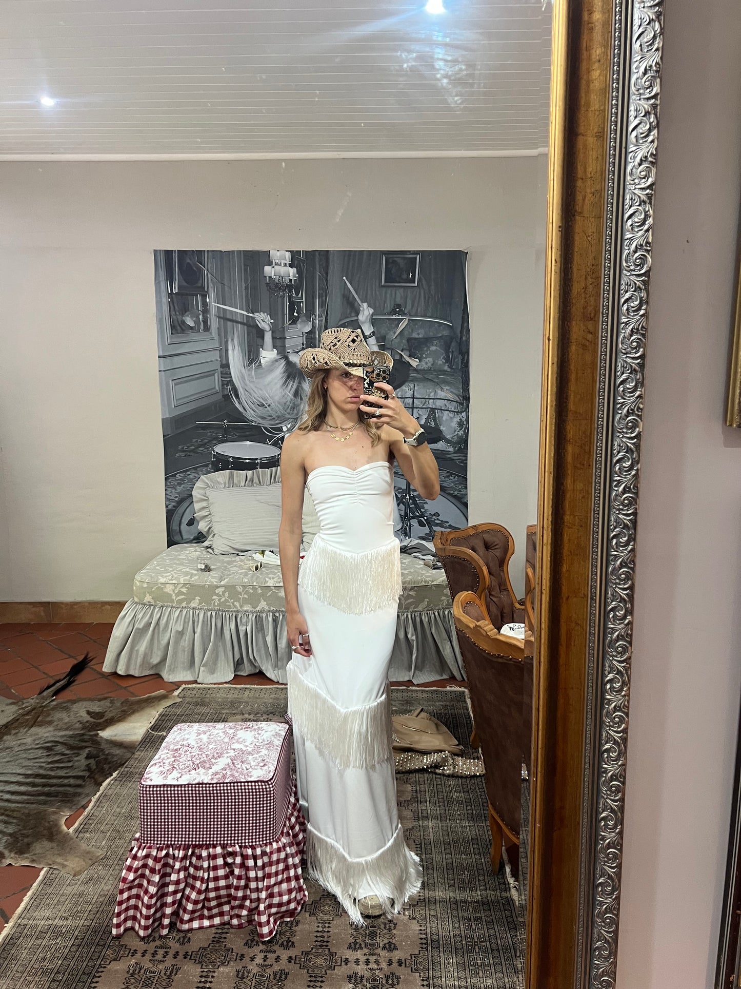 White Frill Dress