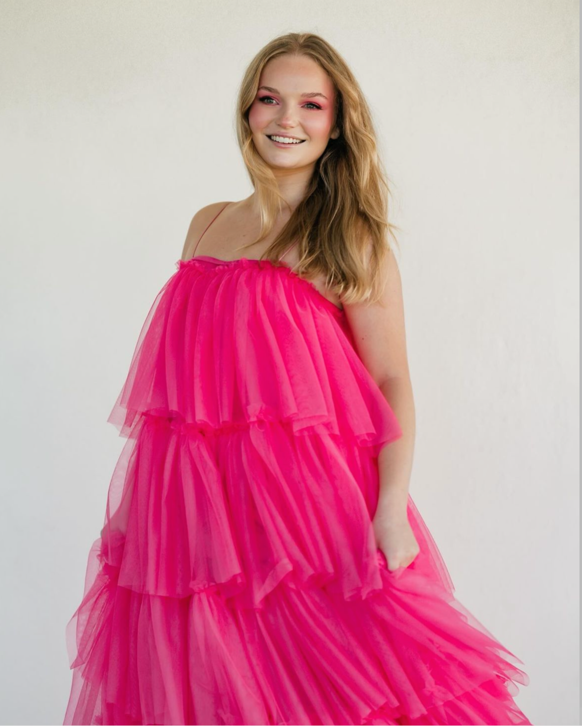 Tiered Pink Tulle