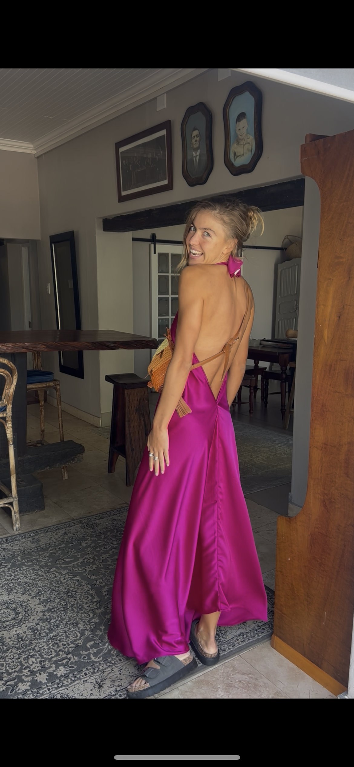 Satin Halter Neck
