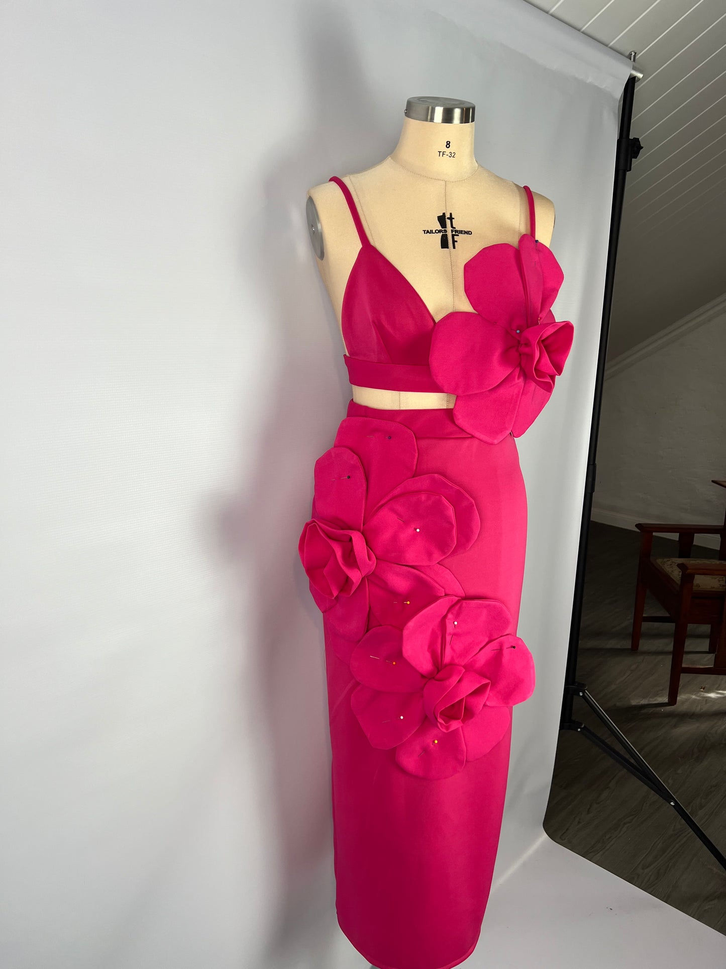 3D Flower two-piece