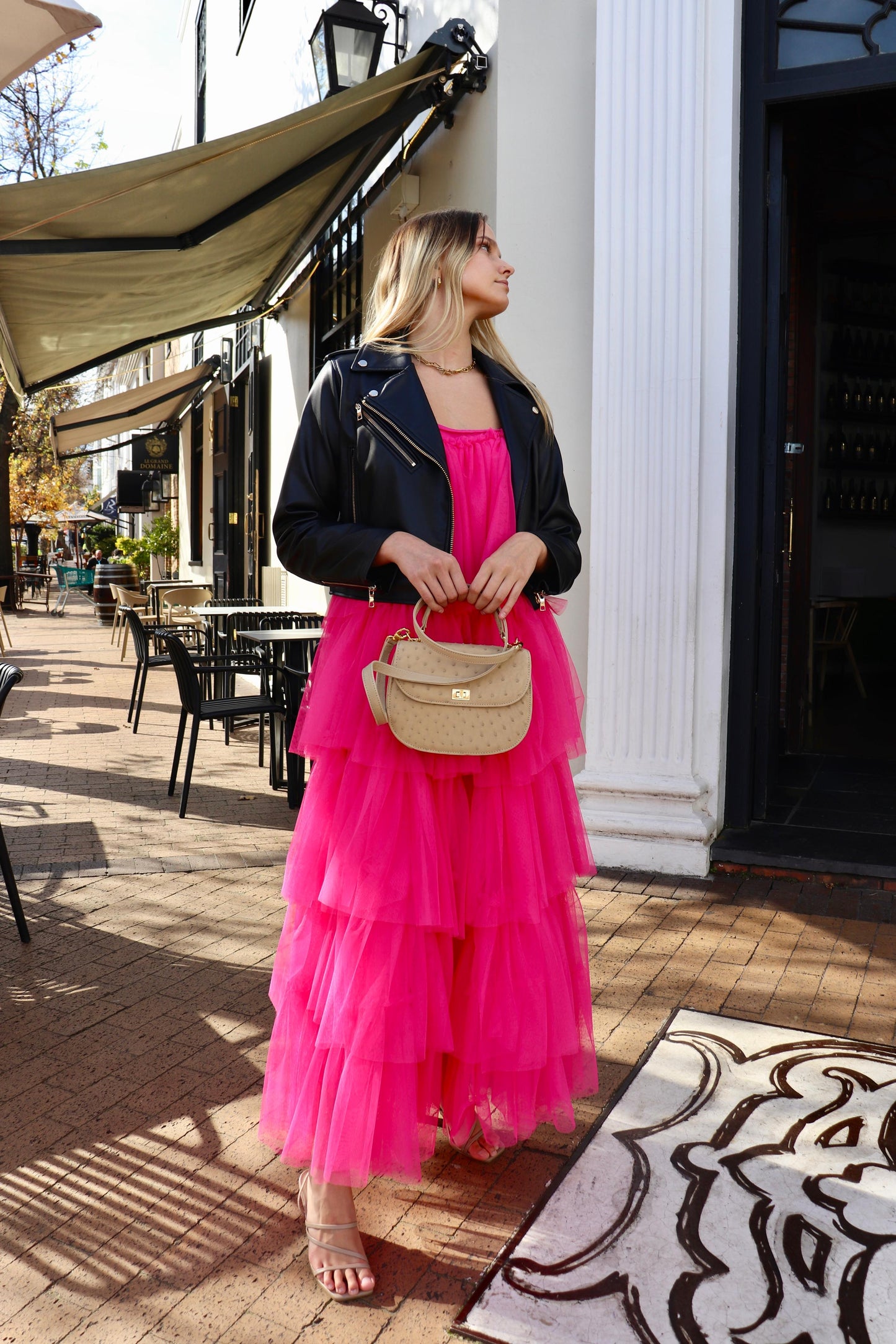 Tiered Pink Tulle