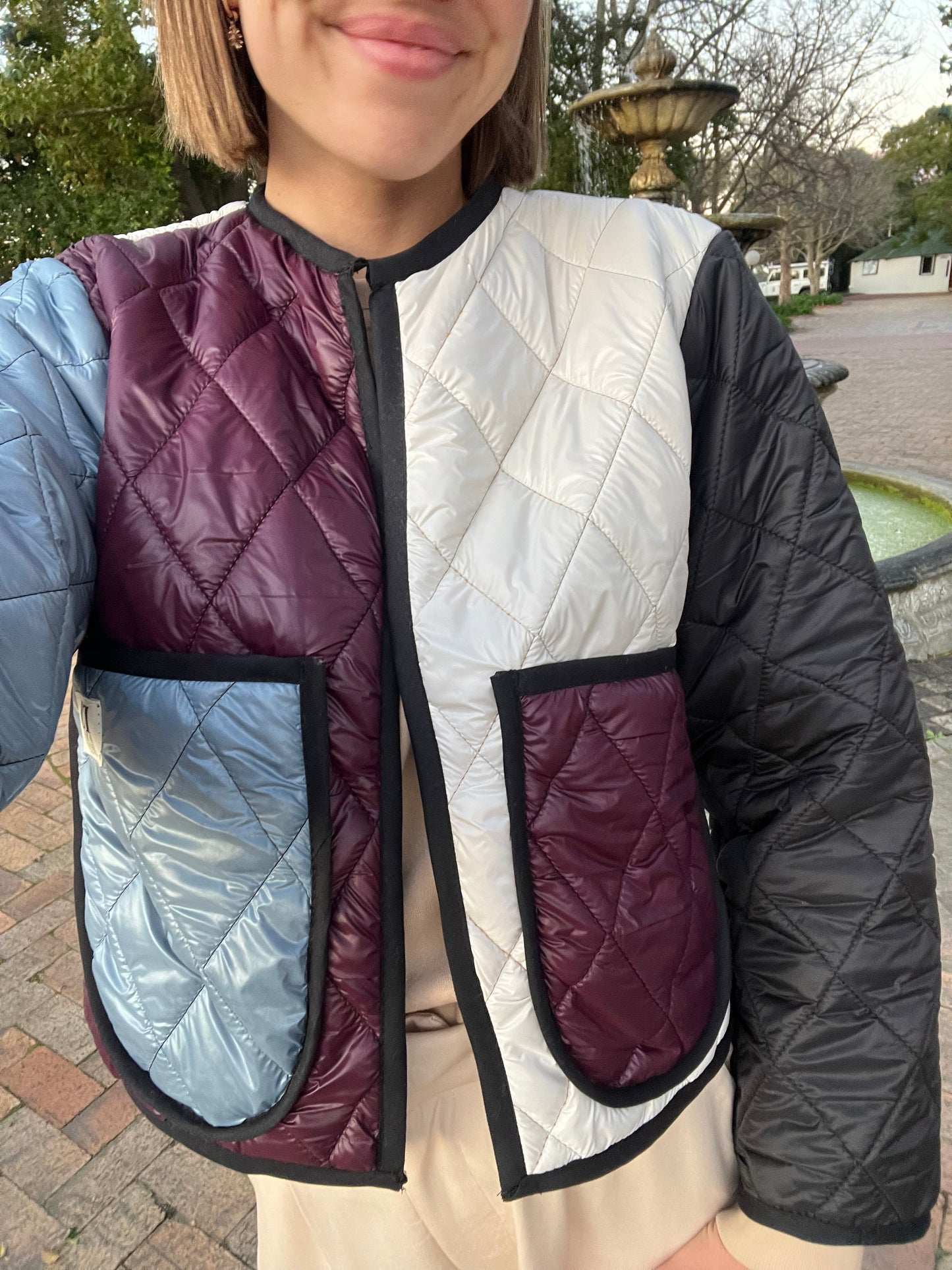 Colour Block Puffer