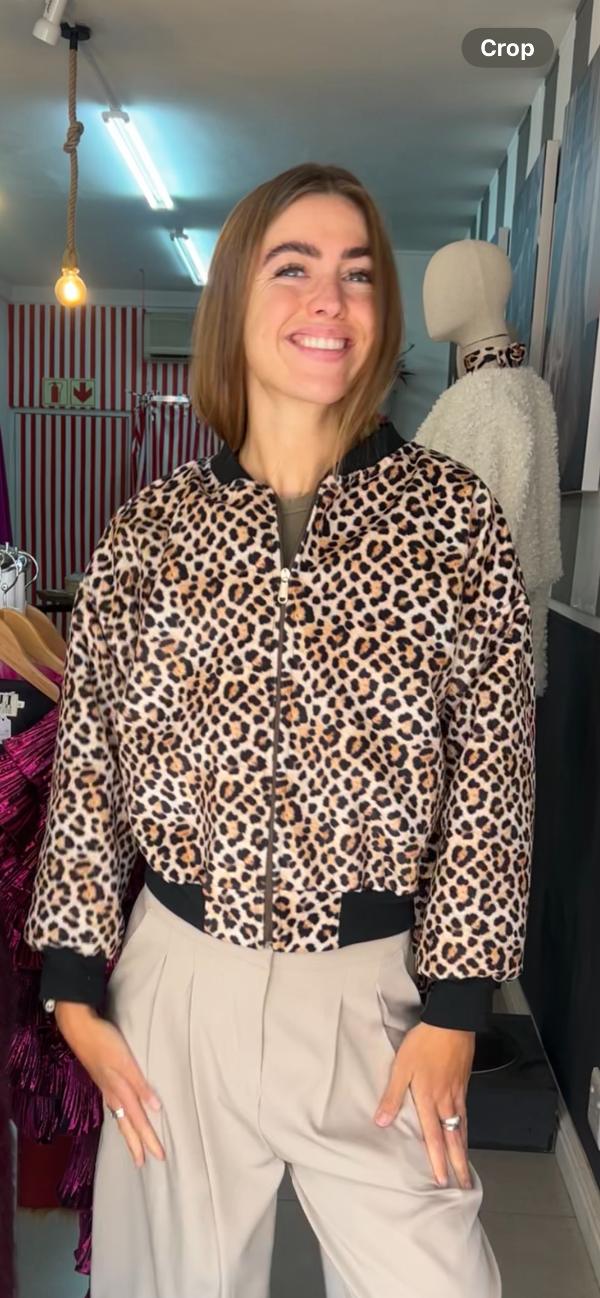 Leopard Reversible Bomber