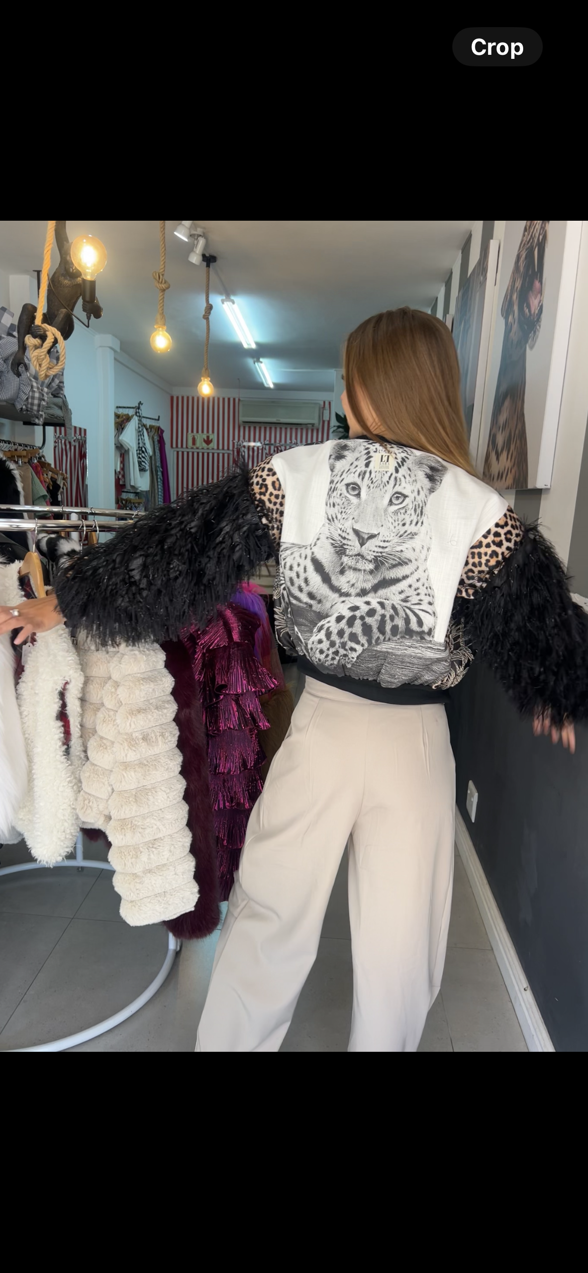 Leopard Reversible Bomber