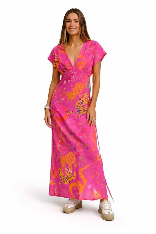 Wildflower Tiger Dress