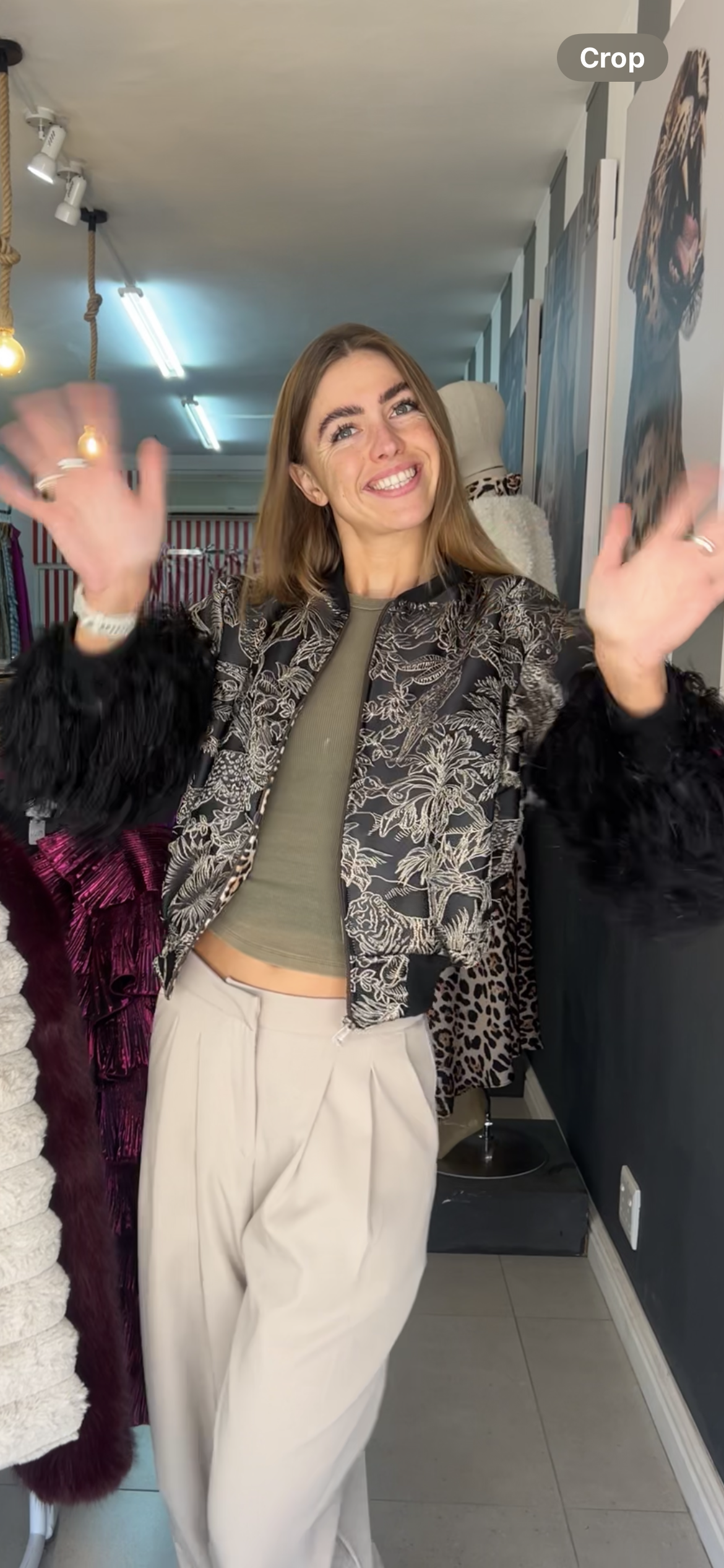 Leopard Reversible Bomber