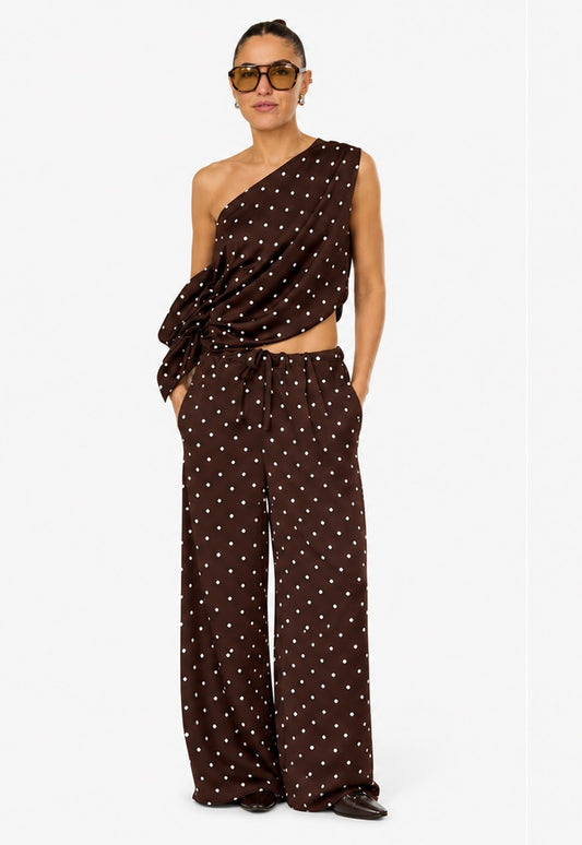 Chocolate Polka Dot Pants