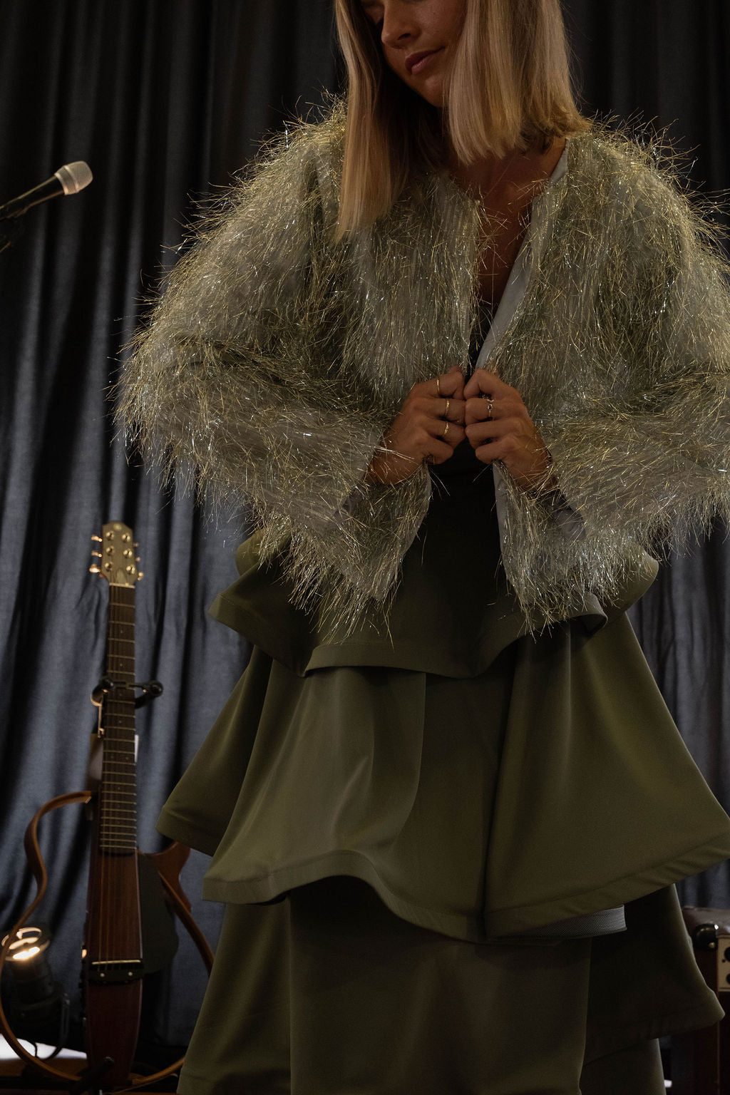 The spotlight shimmer jacket