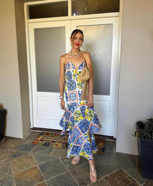 The Amalfi Tile Dress