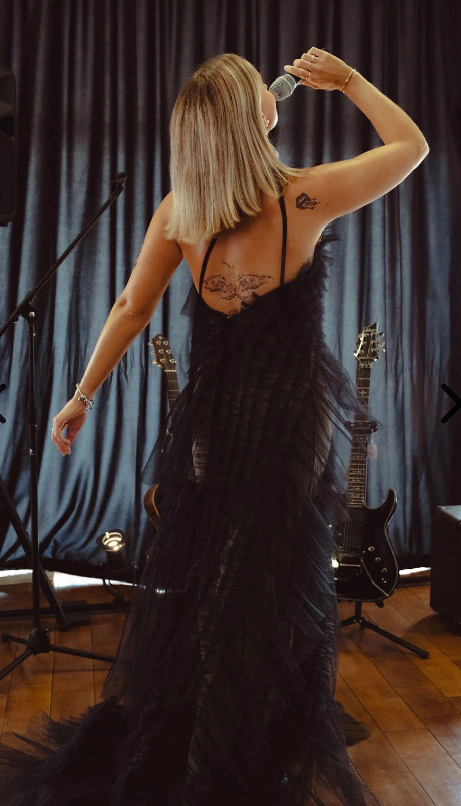 Black Tulle Dress