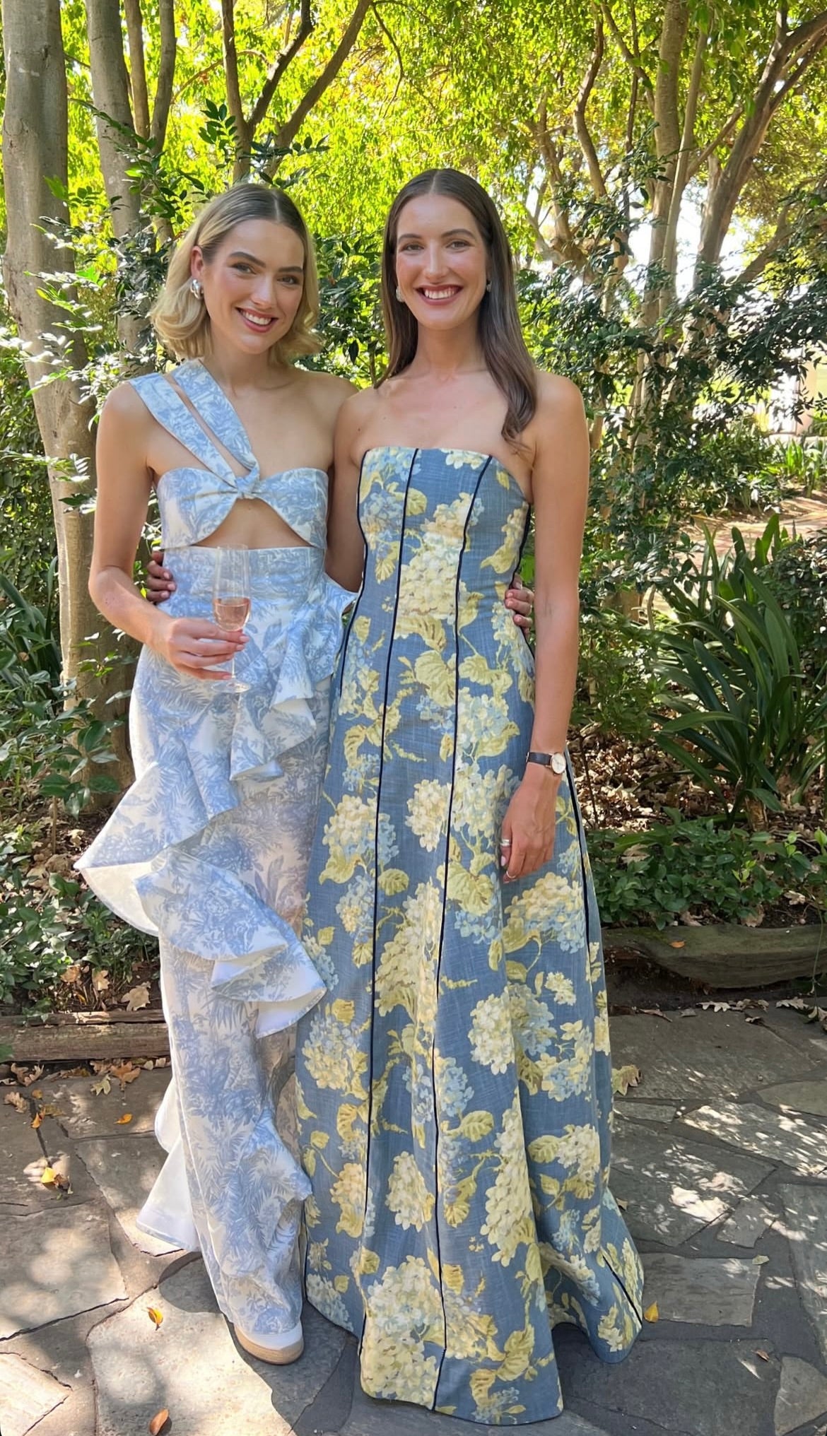 The Blue Garden Corset Dress