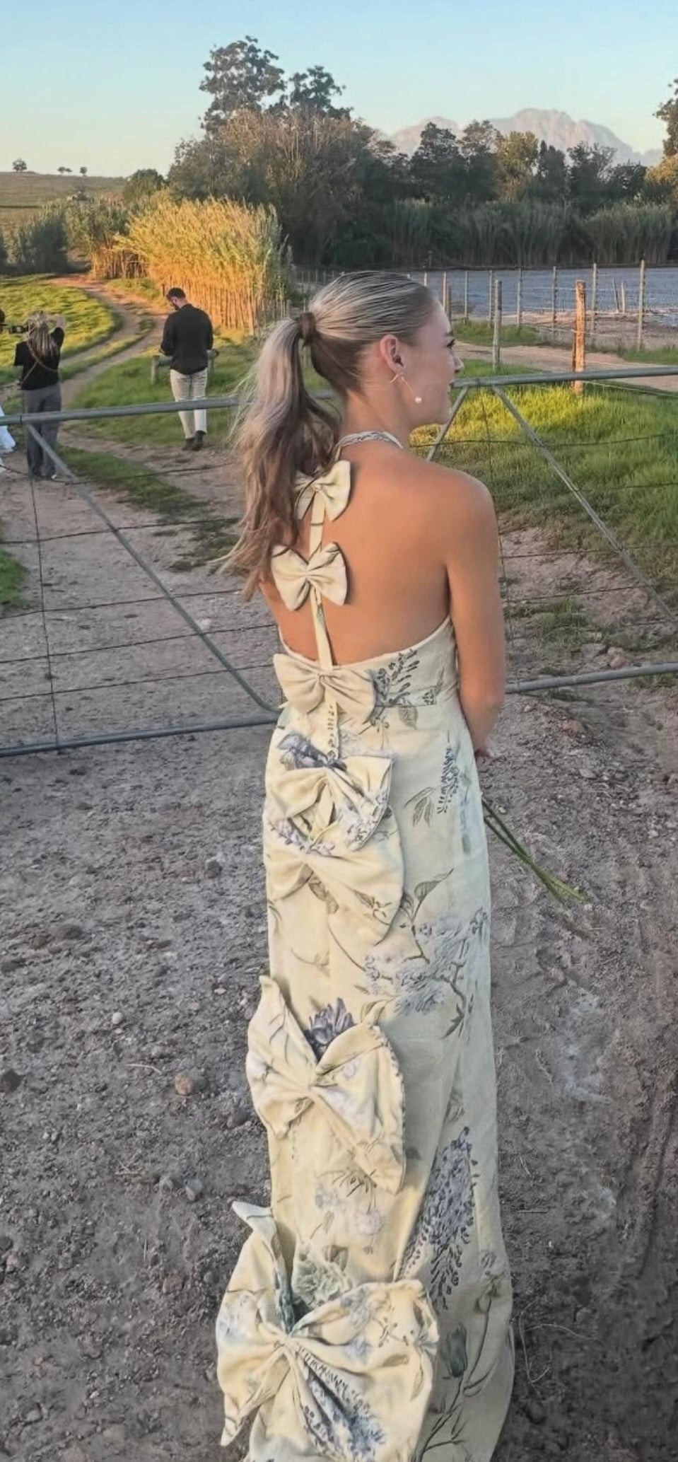 The Bow Back Garden Dress