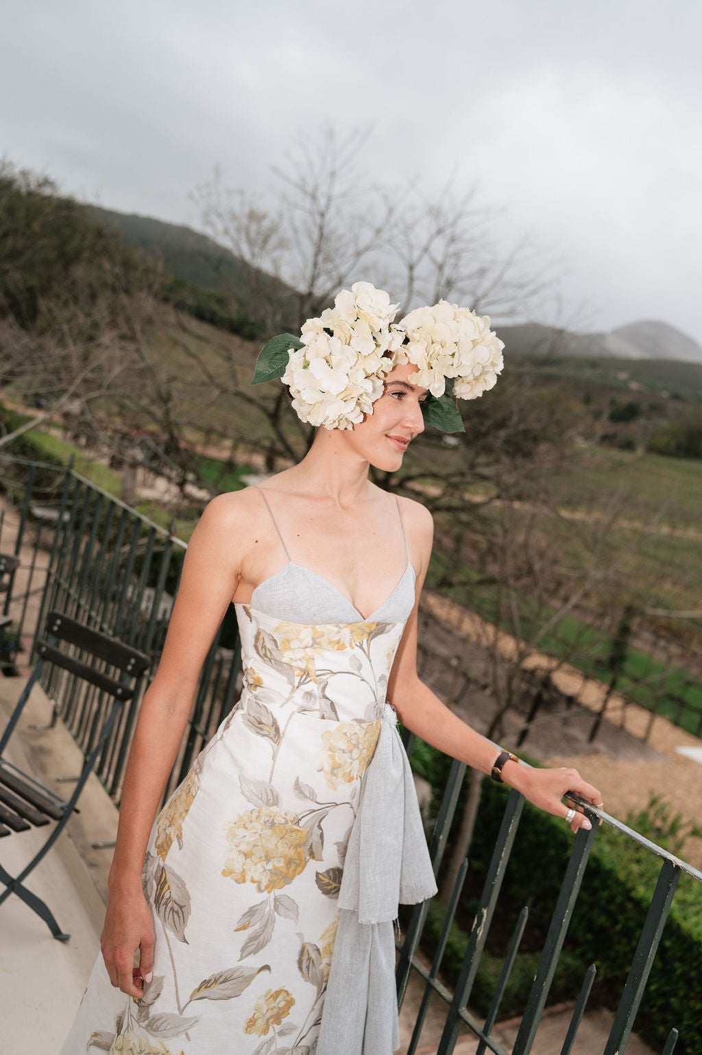 The Golden Hydrangea Dress