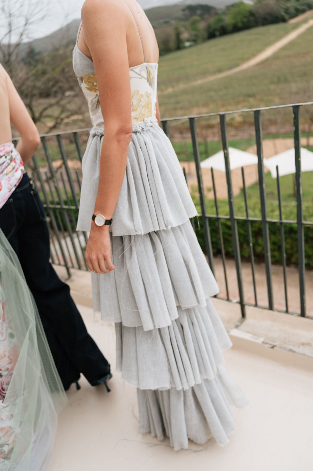 The Golden Hydrangea Dress