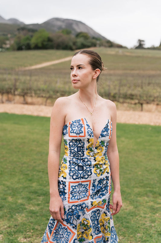 The Amalfi Tile Dress