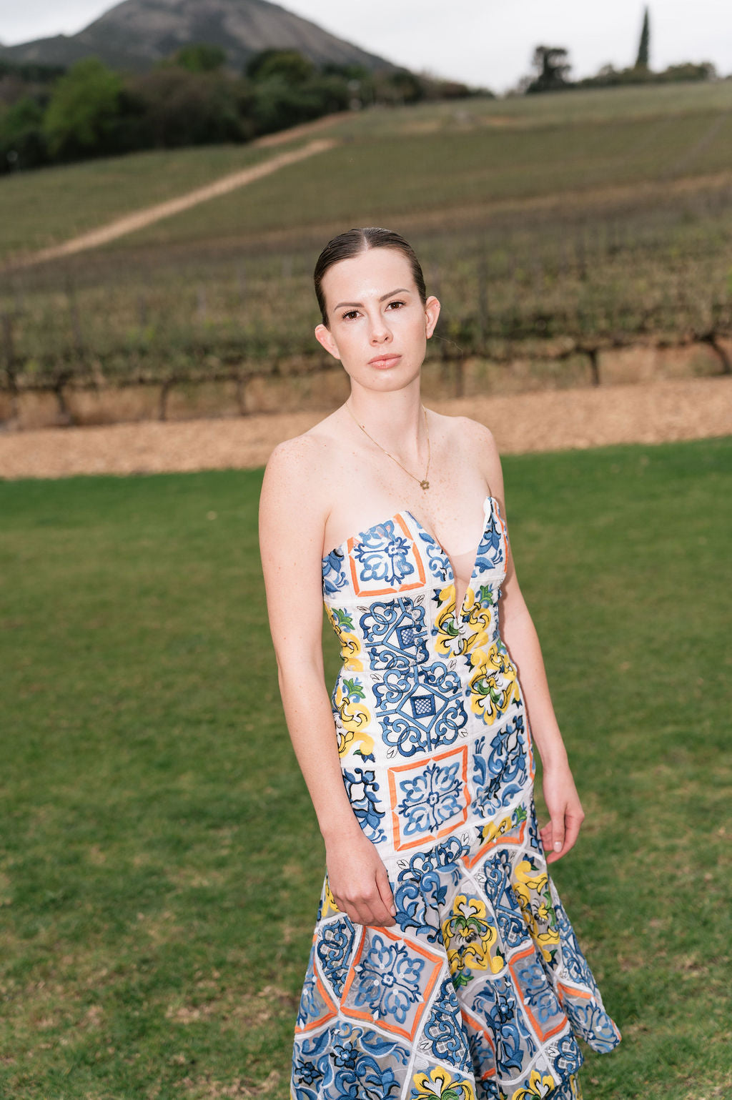 The Amalfi Tile Dress