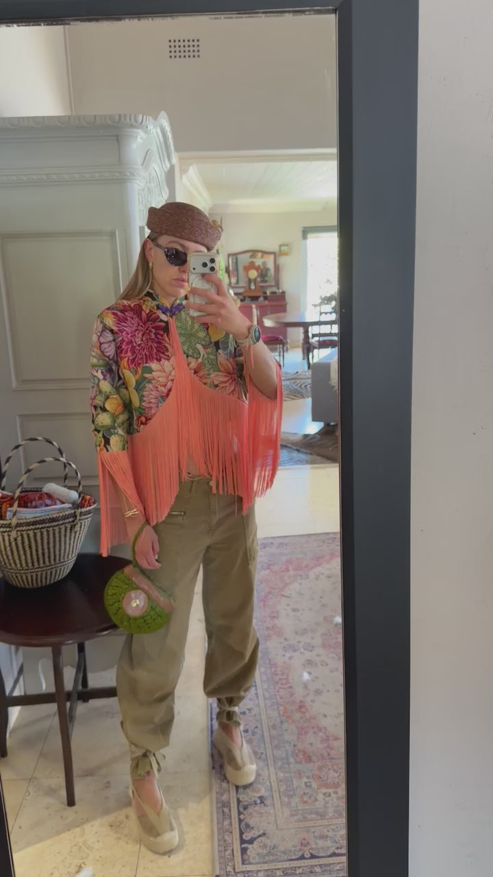 The Floral Fringe Jacket, video